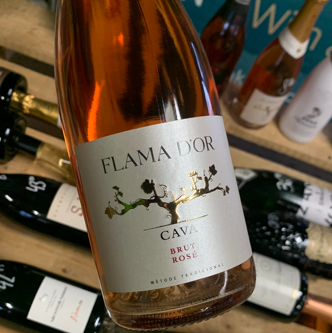 Cava Flama d’or  brut rosado – Trepat - Penedes