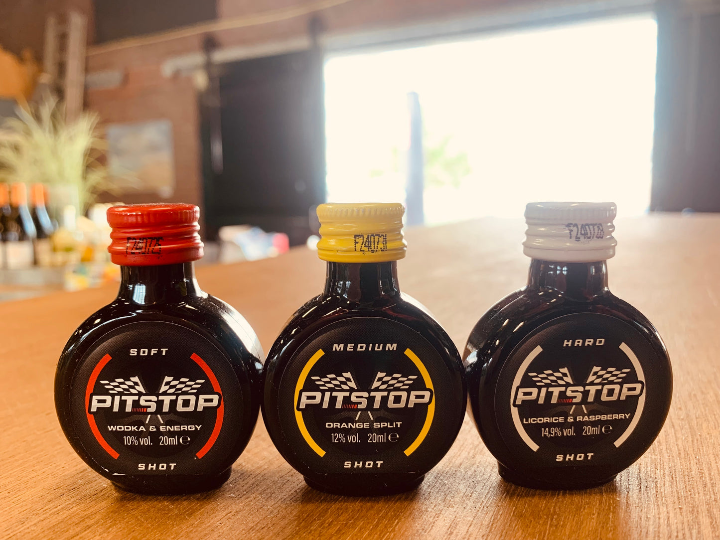 Nieuwe smaken Pitstop Shotjes set van 12 (4x soft, 4 x medium en 4 x hard)