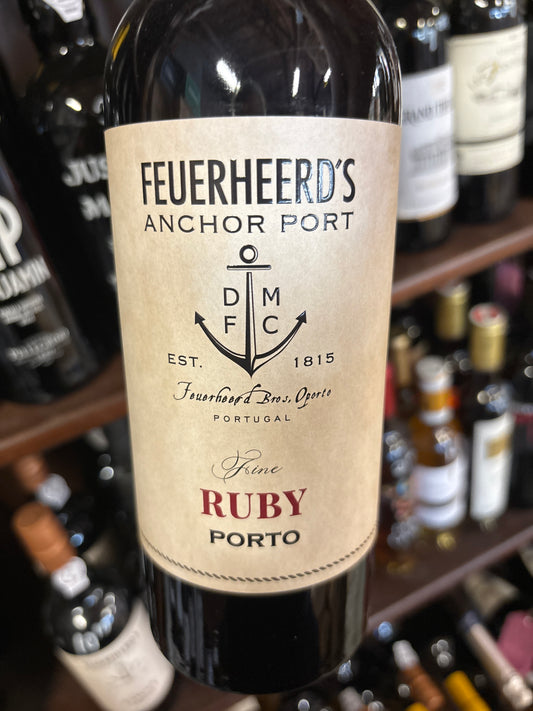 Feuerheerds Fine Ruby Port -  Touriga Nacional/Touriga Franca/Tinta Roriz/Tinta Barroca/Tinto Cão - Douro