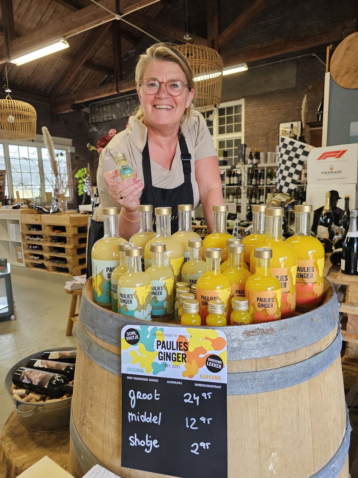 Paulies ginger kurkuma 200 ml