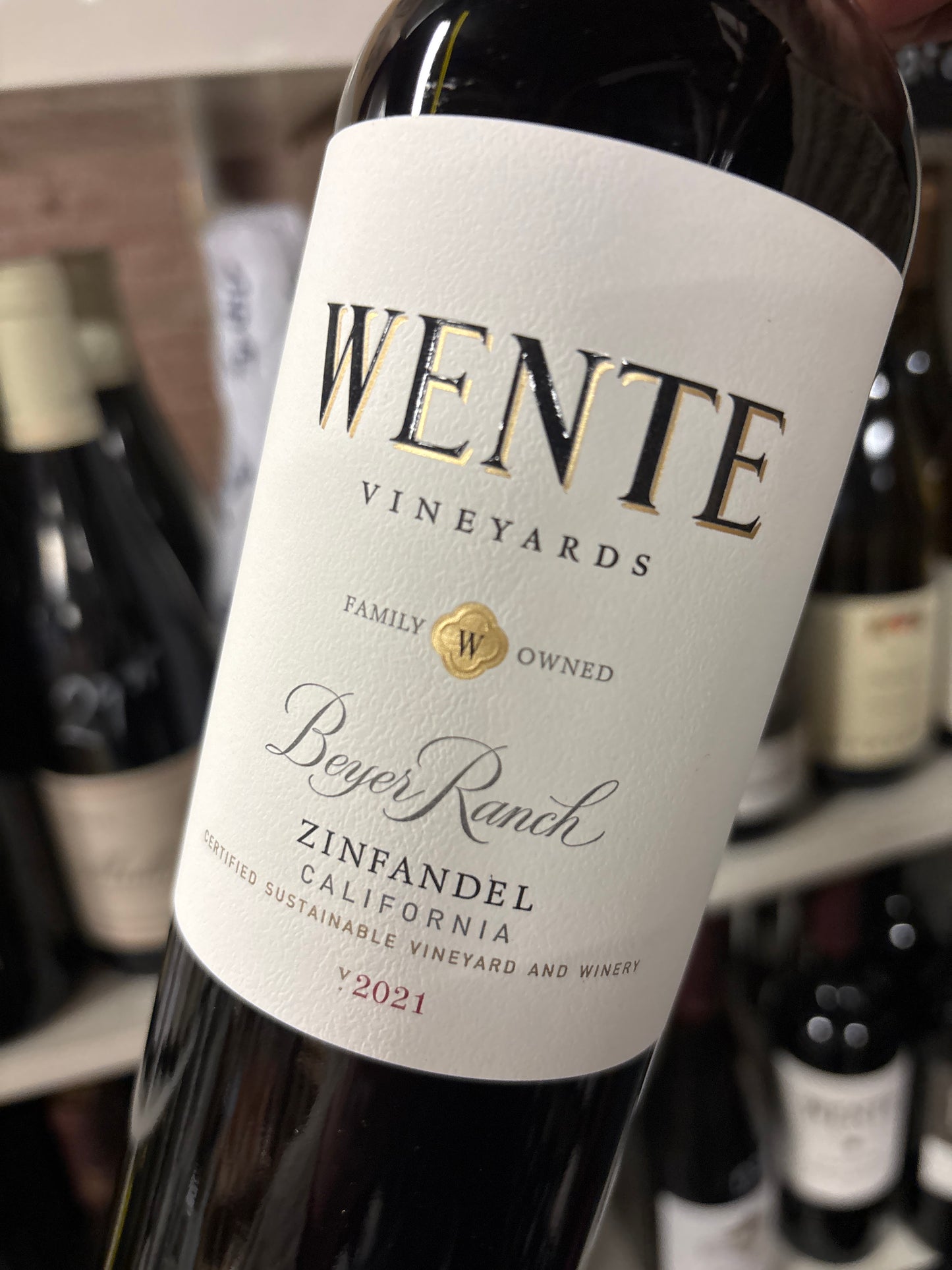 BIO Wente Beyer ranch - zinfandel- Californië