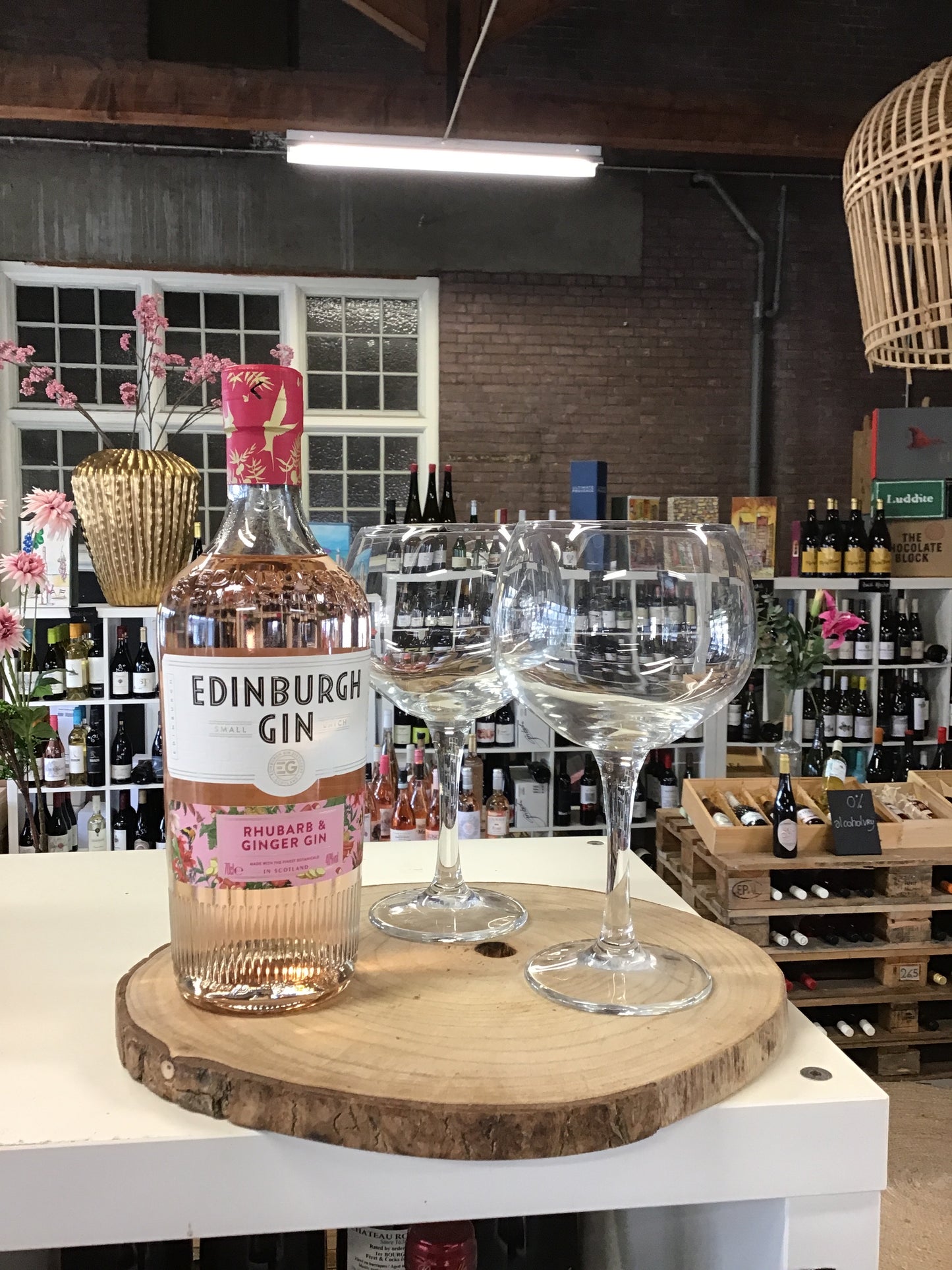Pakket roze gin