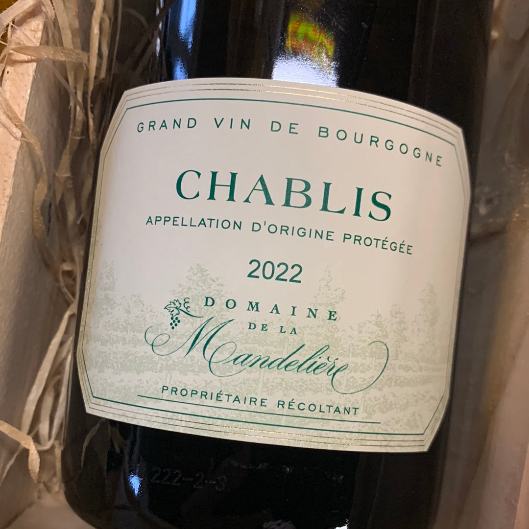 Domaine de la Mandeliere - chardonnay - Chablis