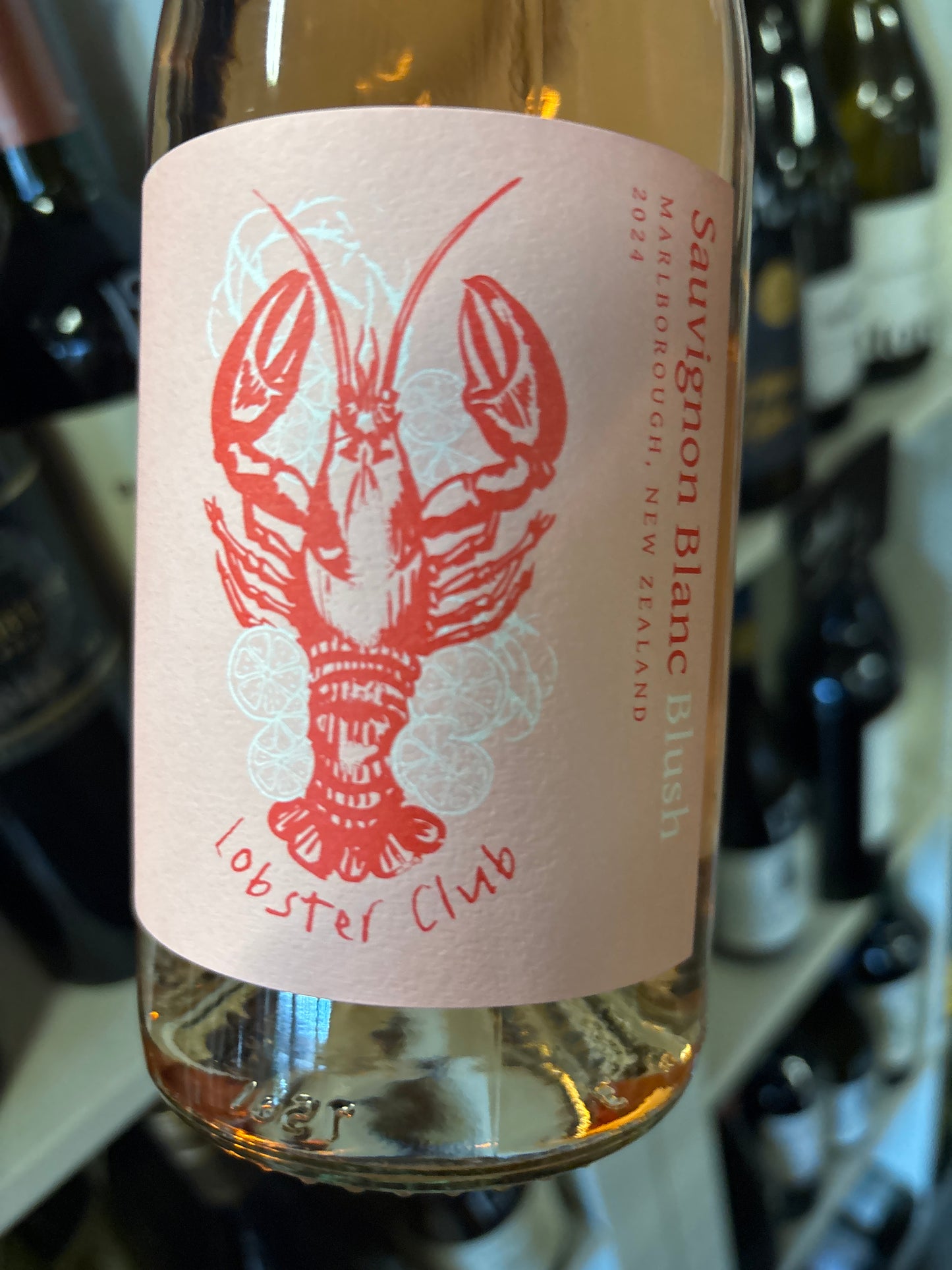 Lobster Club blush – sauvignon blanc/pinor noir – Marlborough