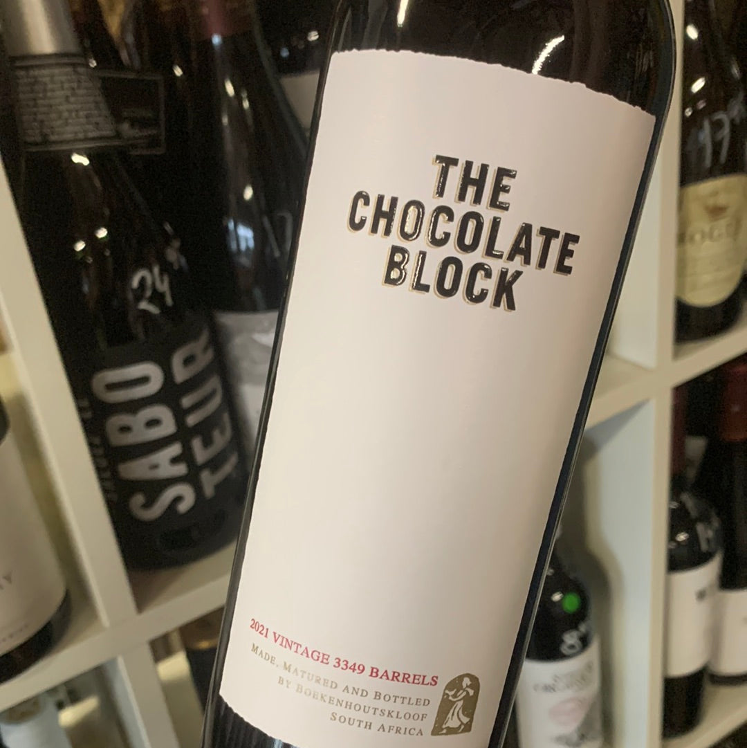 The chocolate block - Syrah/Grenache/Cinsault/Cabernet sauvignon/Viognier - boekenhoutskloof - Zuid-Afrika