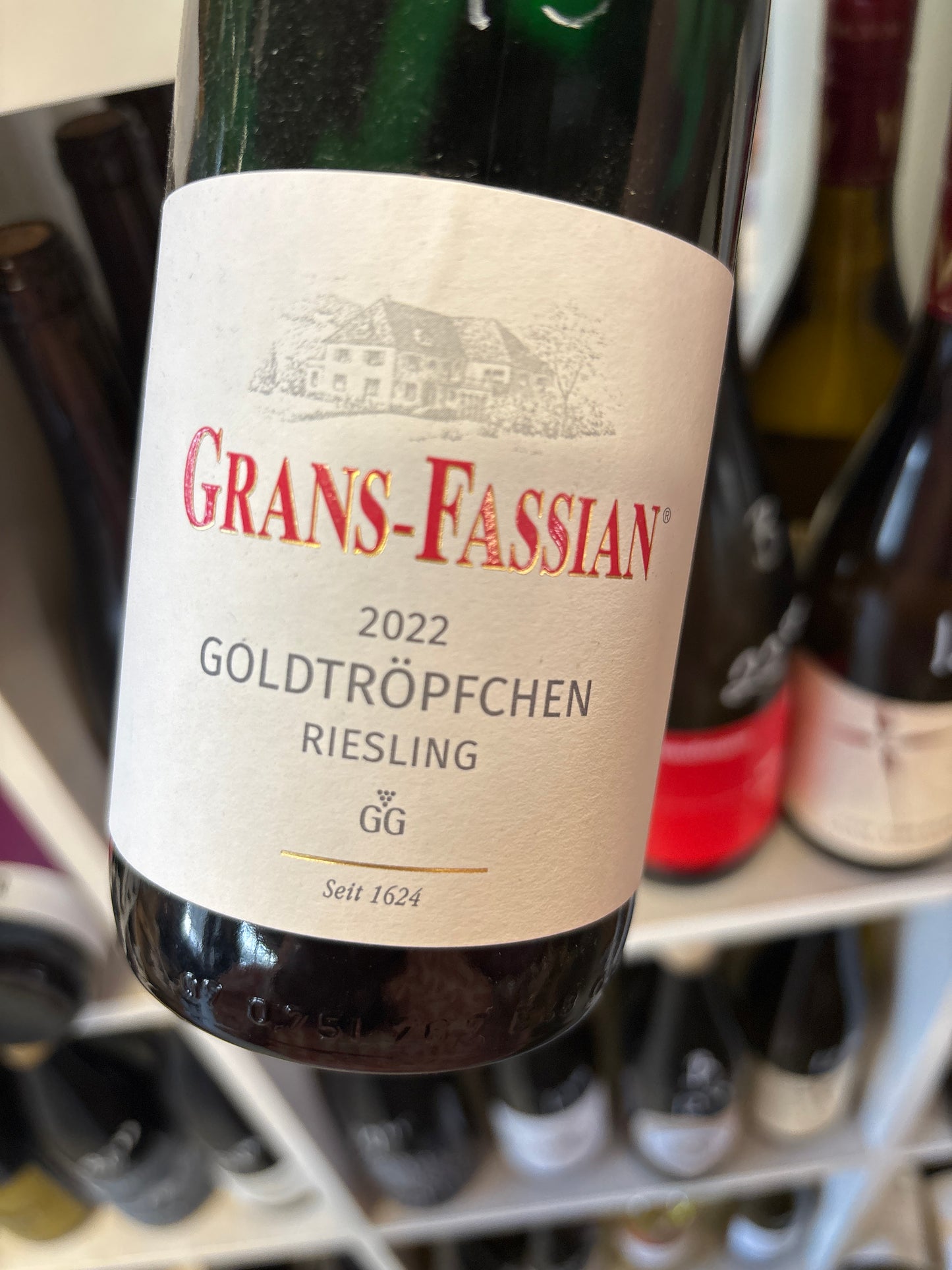 VDP Gran Fassan piesporter Goldtropfchen trocken GG- Riesling -Mosel