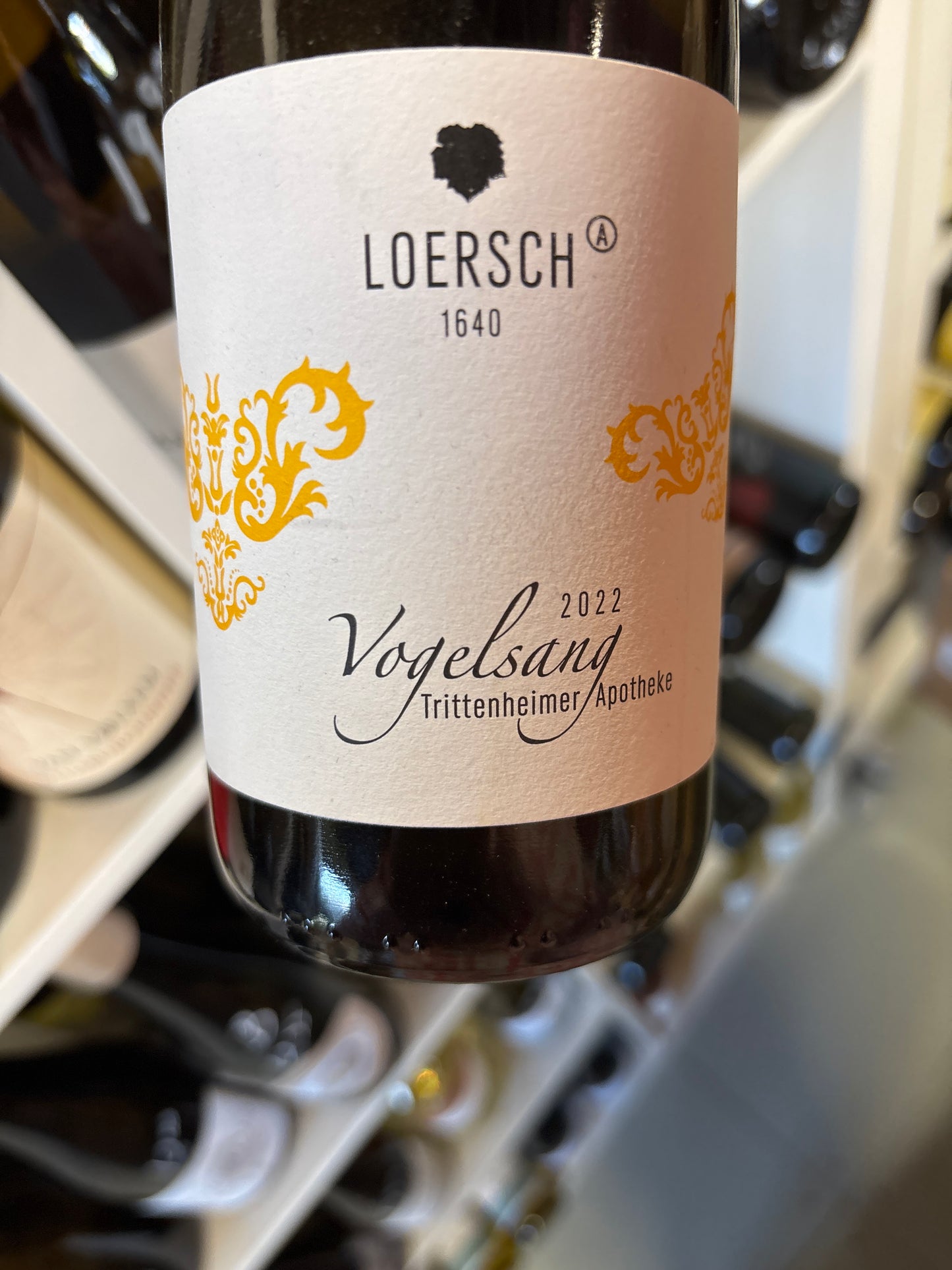 Alexander Loersch Fels-Vogelsang Trittenheimer Apotheke - Riesling trocken - Mosel