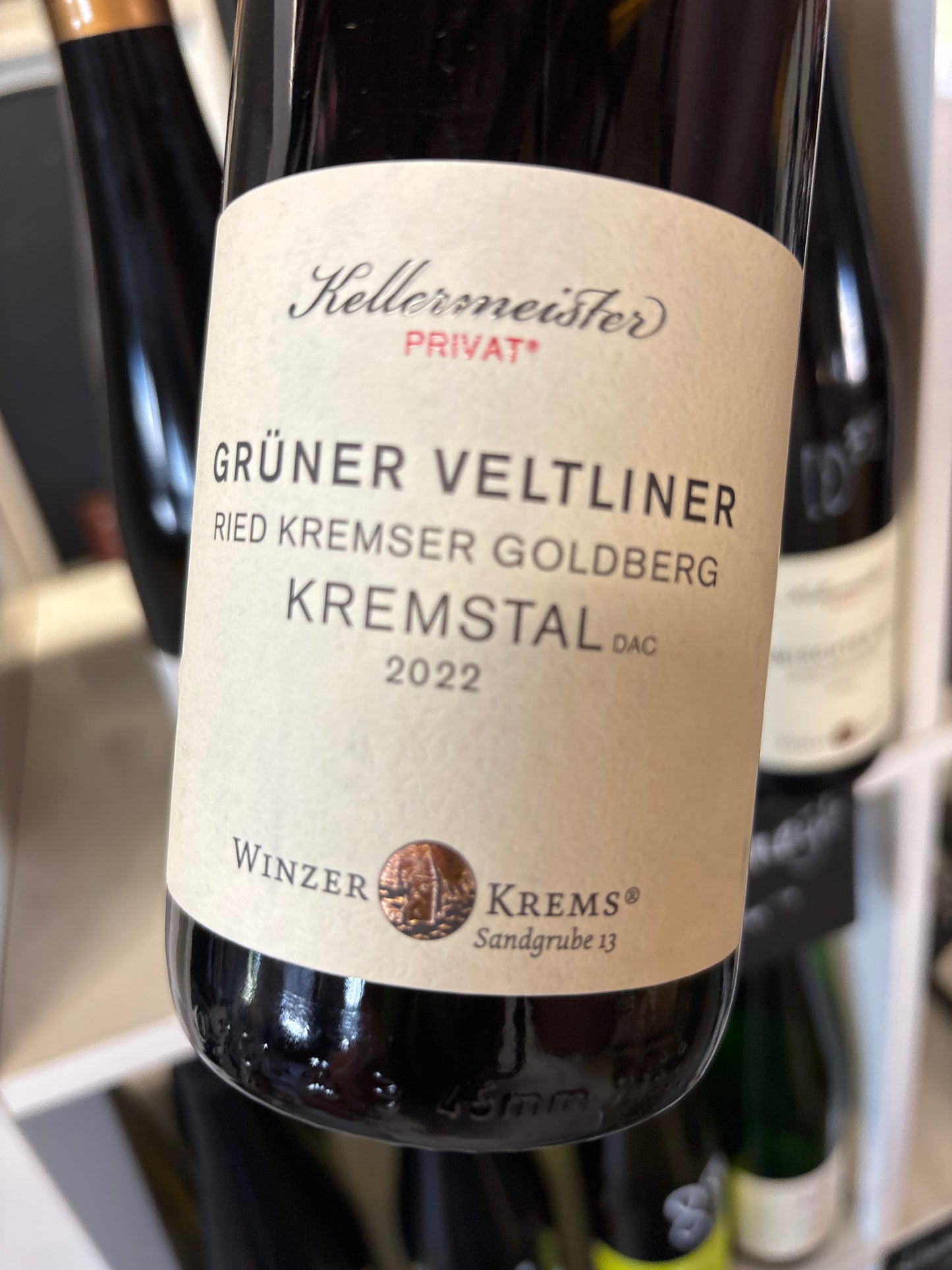 Kellermeister Privat Kremser Goldberg - Grüner Veltliner - Krems