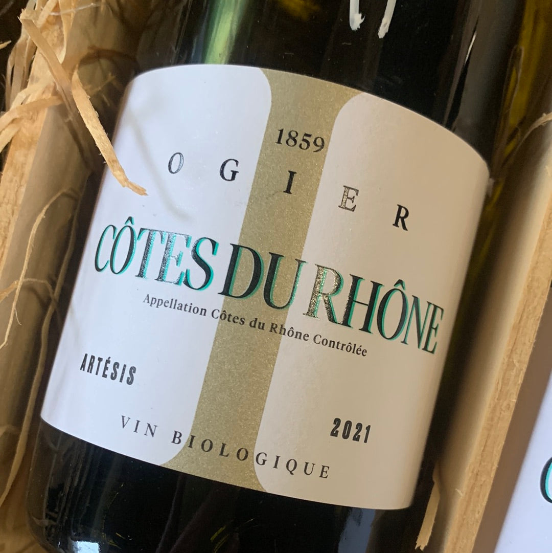 BIO Ogier Artésis blanc - Grenache Blanc/Clairette/Bourboulenc/Roussanne/Marsanne/Viognier - Cote du Rhone