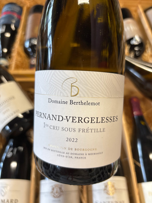 Berthelemot Pernand Vergelesses 1e Cru Fretille 2022 - Chardonnay