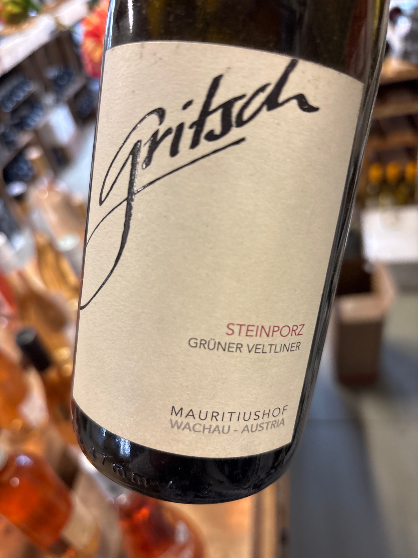 Weingut Gritsch - Gruner Veltliner smaragd Steinporz 2021 – Wachau