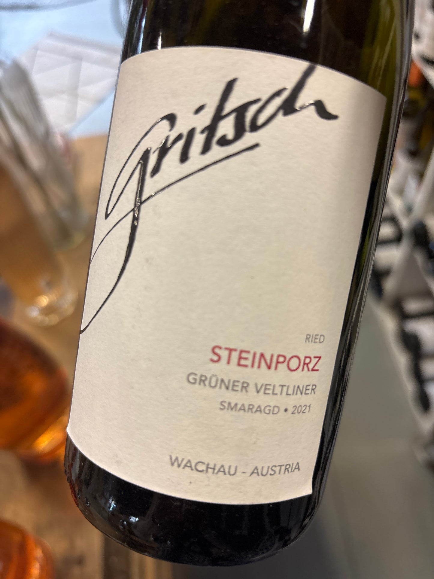 Weingut Gritsch - Gruner Veltliner smaragd Steinporz 2021 – Wachau