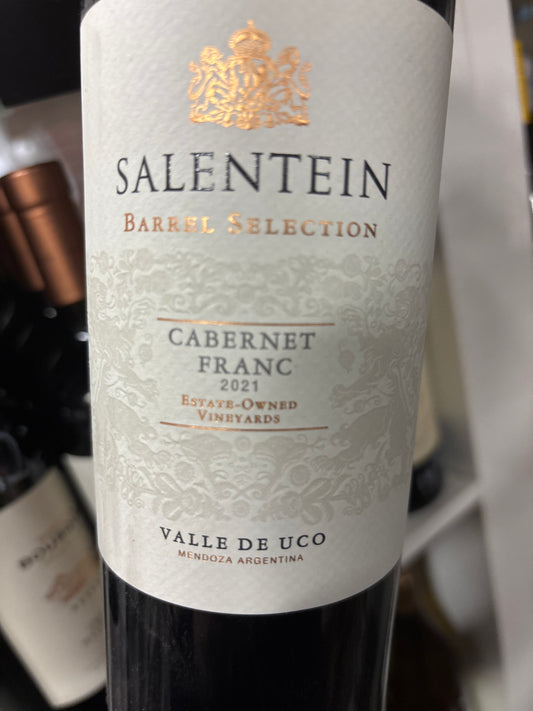 Salentein Barrel Selection – Cabernet franc  - Valle de Uco Mendoza
