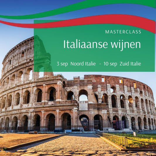 Masterclass Italiaanse wijnen (3 en 10 september 2026)