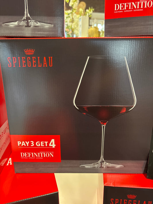 Spiegelau Definition Burgundy Glass (4 stuks)