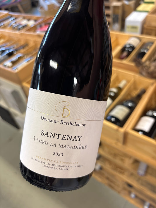 Domaine Berthelemot - Santenay Rouge 2023 - pinot noir - Bourgogne