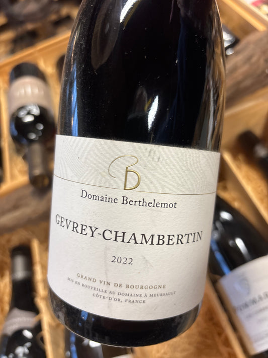Domaine Berthelemot Gevrey Chambertin 2022- pinot noir - Bourgogne