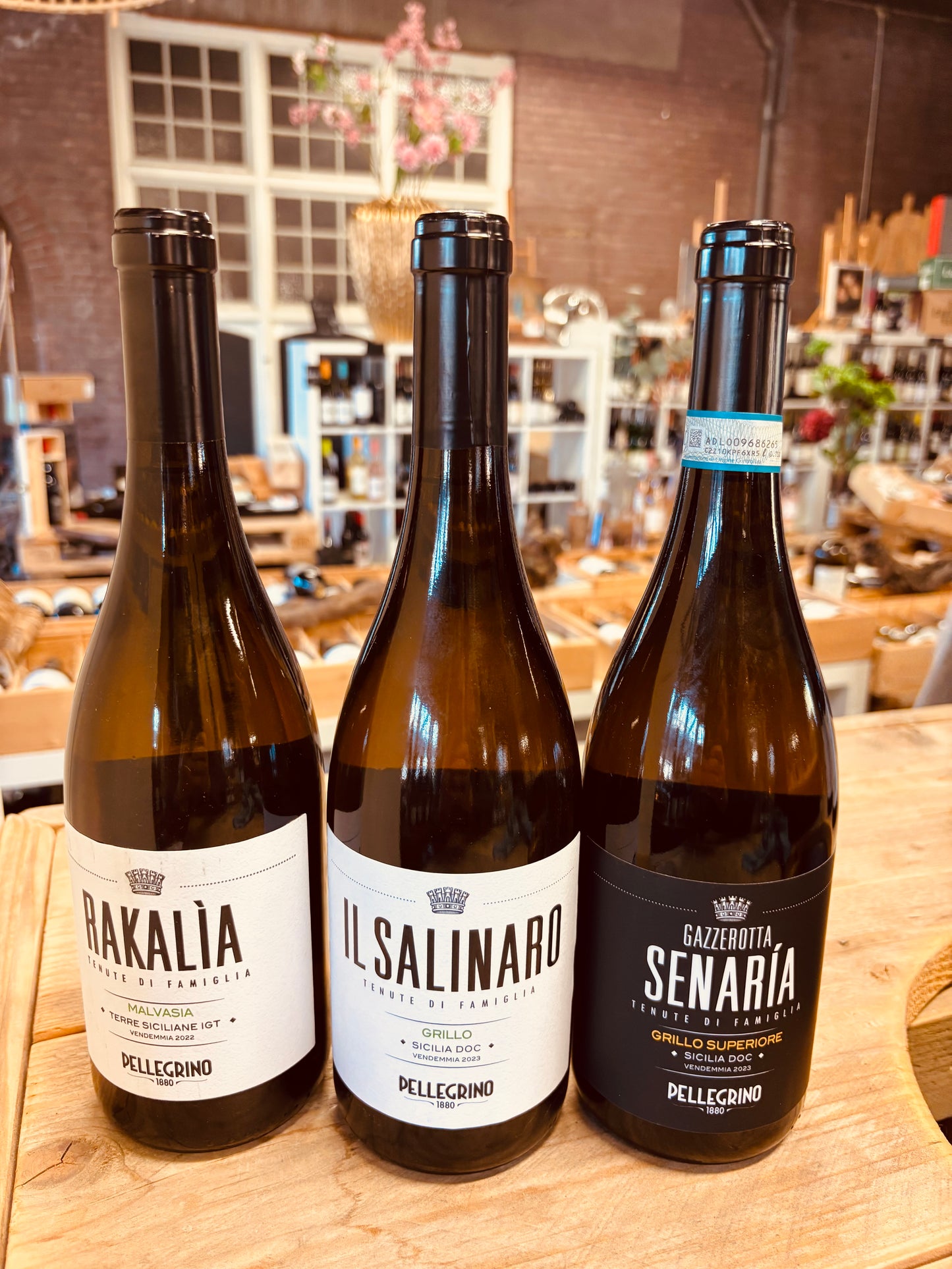 Wijnpakket Pellegrino (3 x wit)