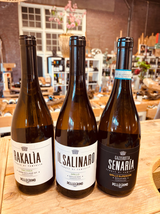 Wijnpakket Pellegrino (3 x wit)