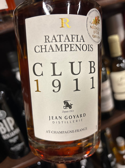 Jean Goyard Club 1911 Ratafia Champenois