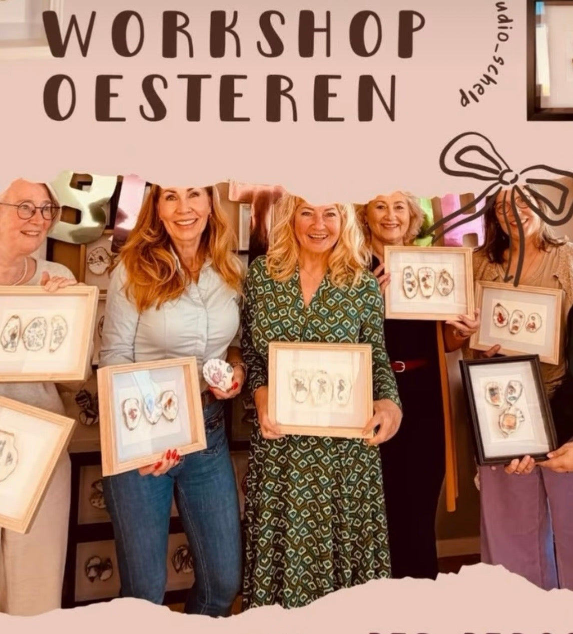 Workshop schelpen schilderen