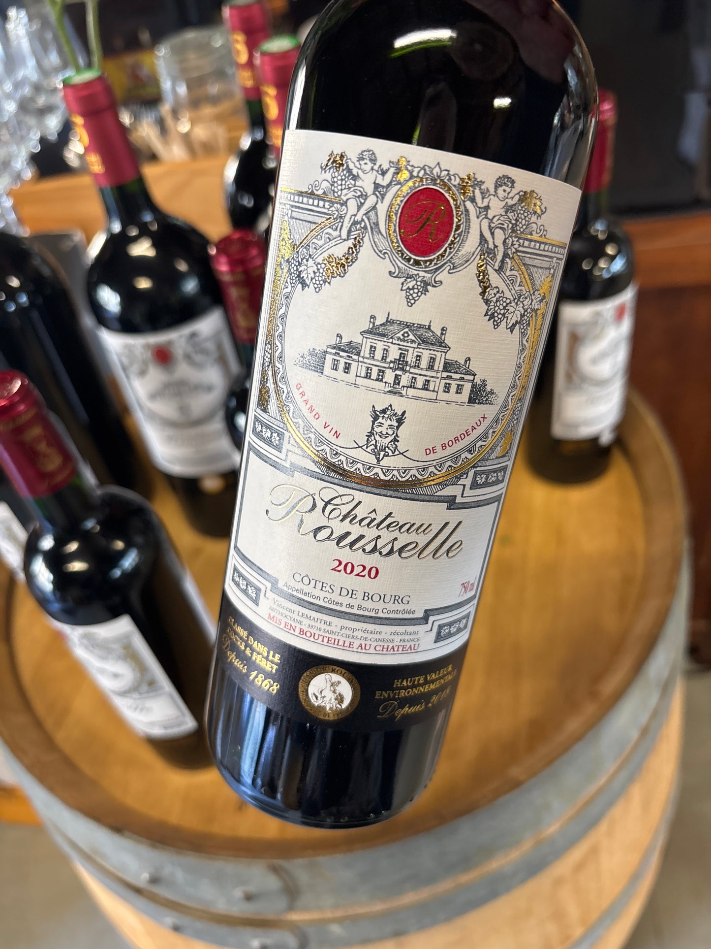 Chateau Rousselle 2020 - Merlot/Cabernet sauvignon/Malbec - Cote de Bourg - Bordeaux