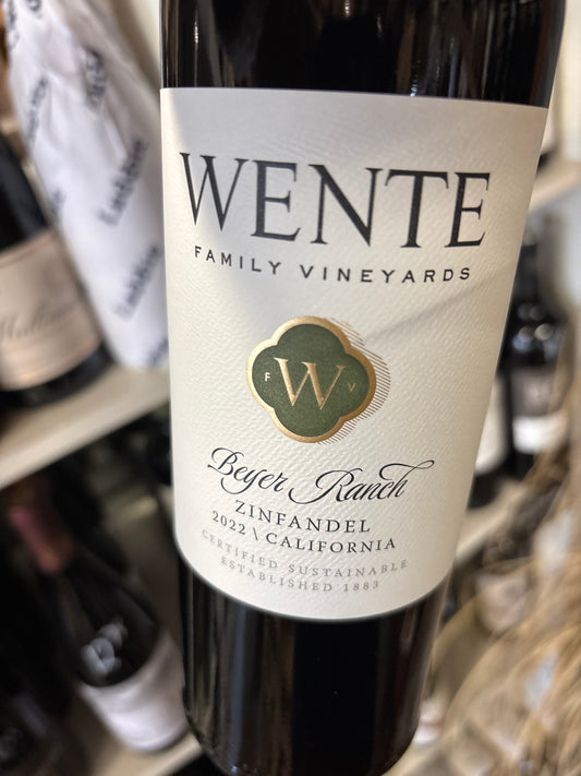 BIO Wente Beyer ranch - zinfandel- Californië