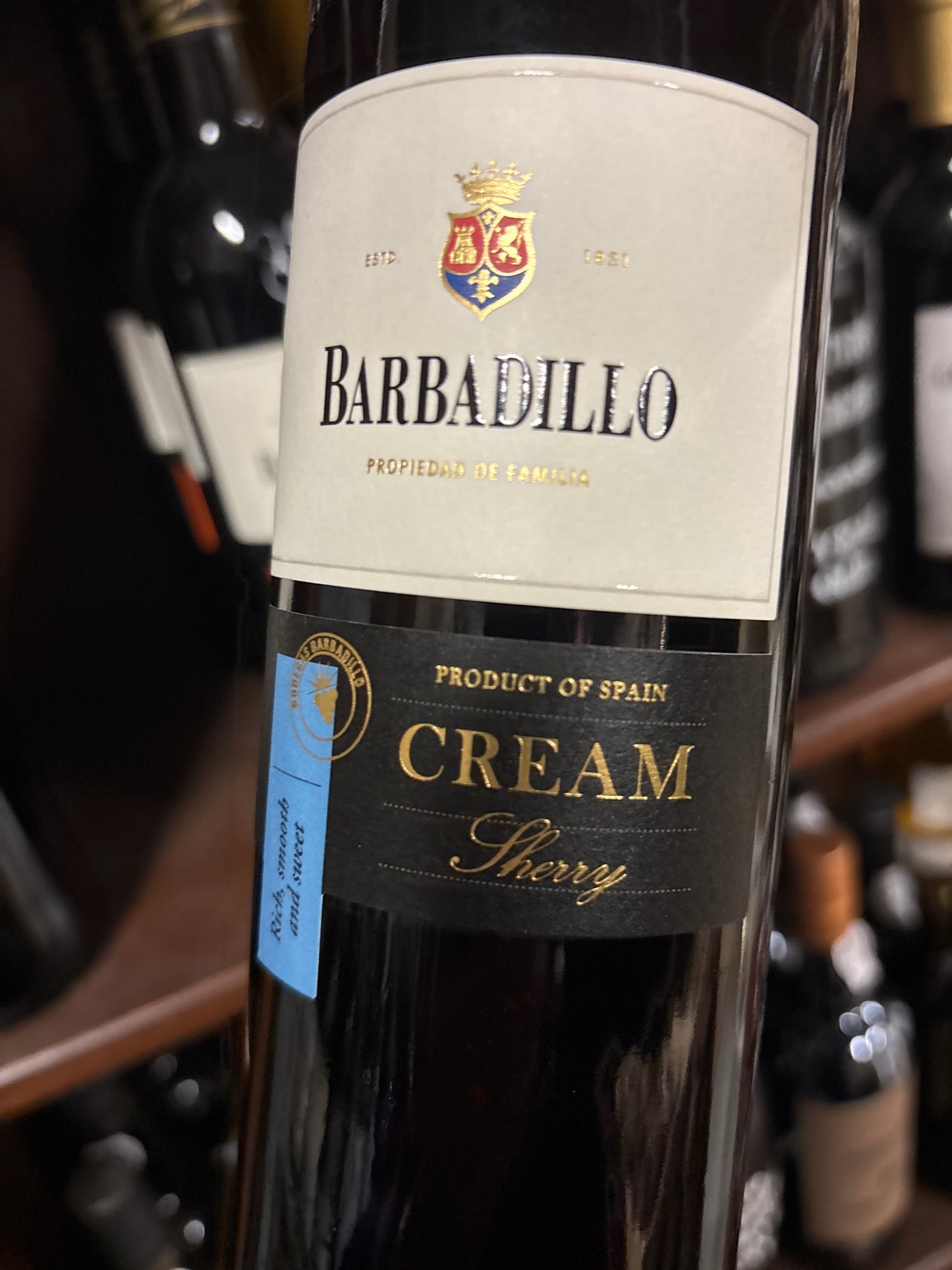 Barbadillo Cream – Jerez