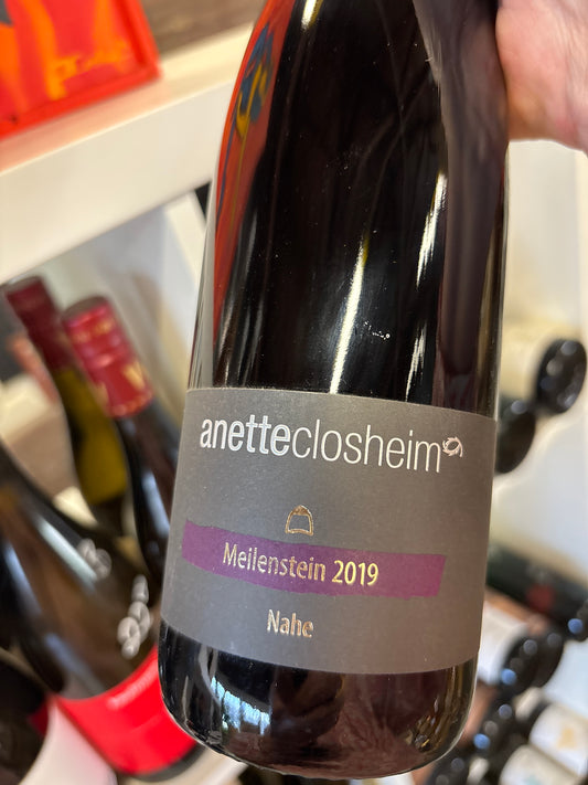 Anette Closheim Meilenstein rotweincuvee trocken barrique- Nahe