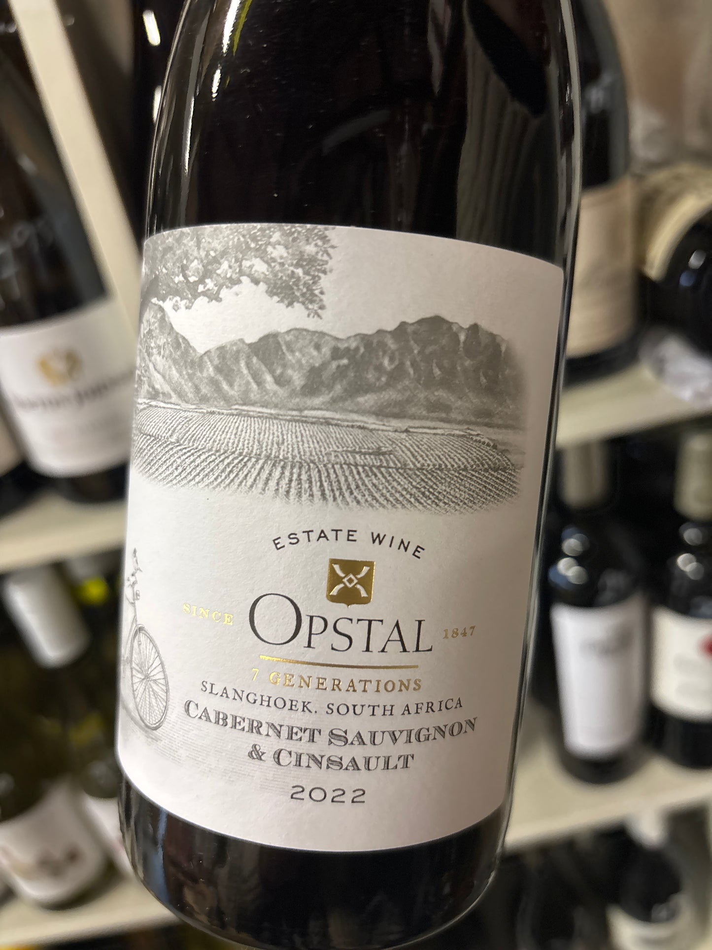 Opstal Estate Wine - Cabernet sauvignon/Cinsault - Slanghoek