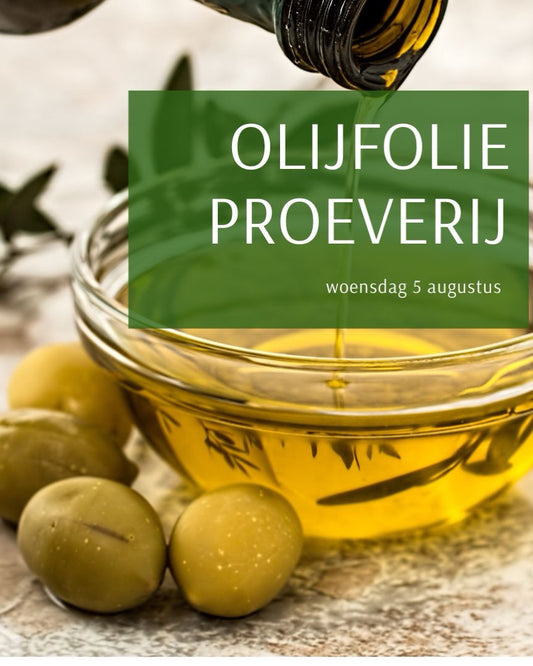 Olijfolieproeverij - woensdag 5 augustus 2026