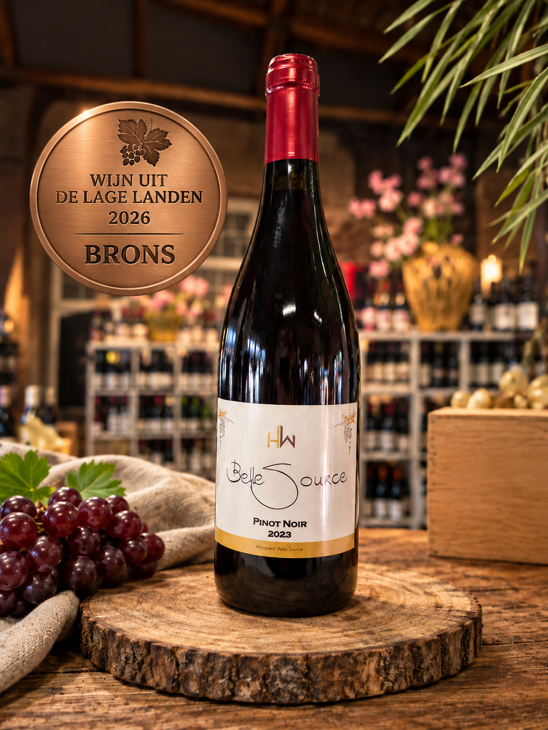Wijndomein Belle Source  (bekroonde) Pinot Noir 2023