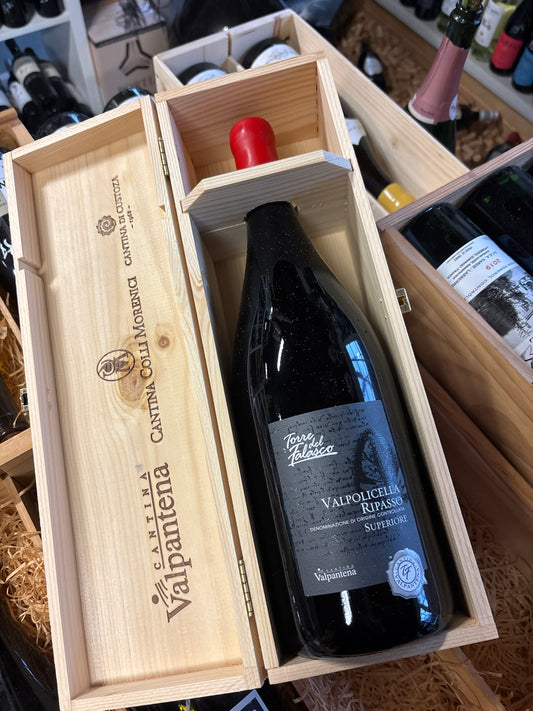 Magnum (in houten kist) Torre del Falasco Valpolicella Ripasso Superiore - corvina/rondinella/molinara