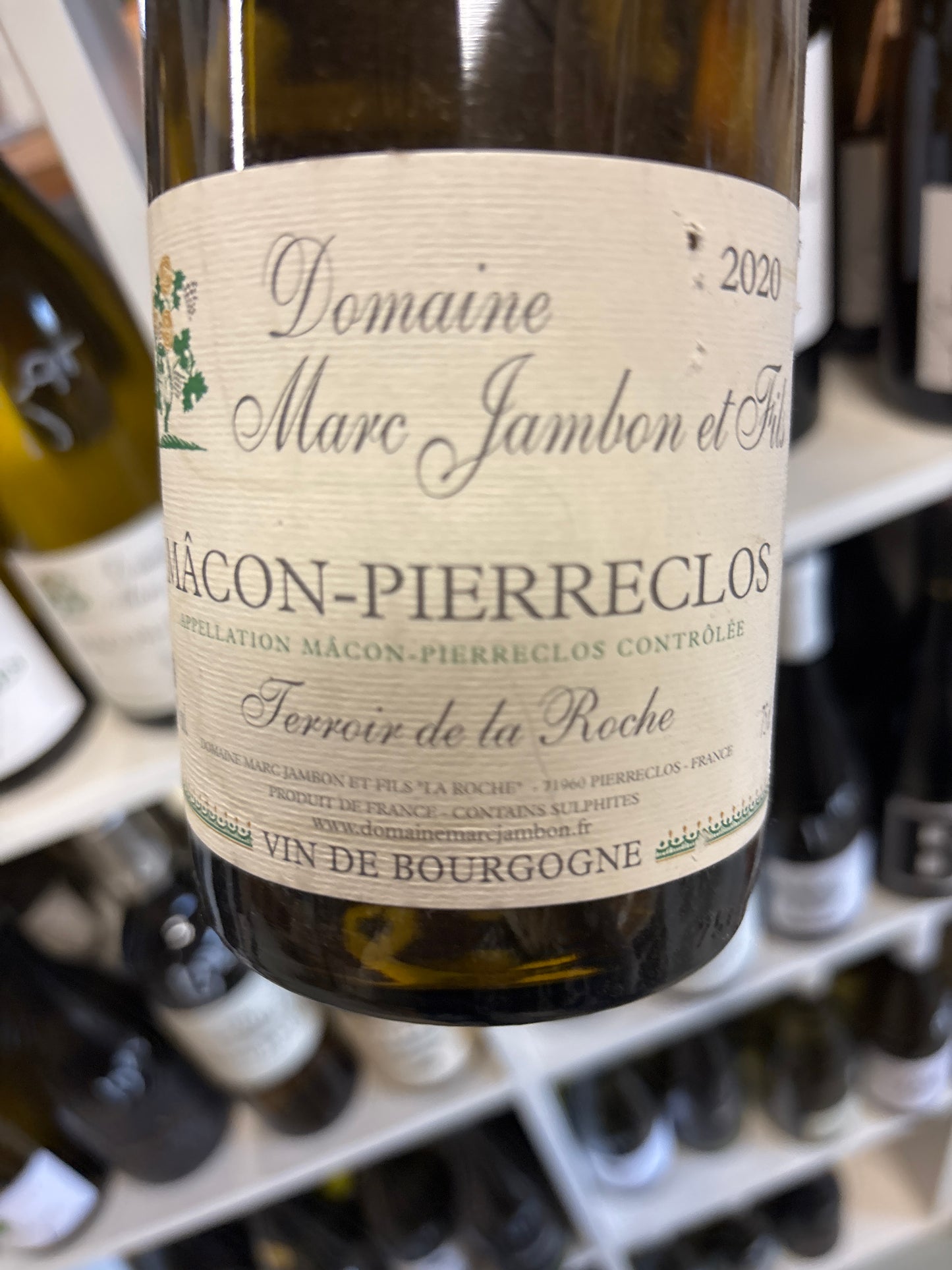 Marc Jambon Terroir de la Roche - Chardonnay - Mâcon-Pierreclos