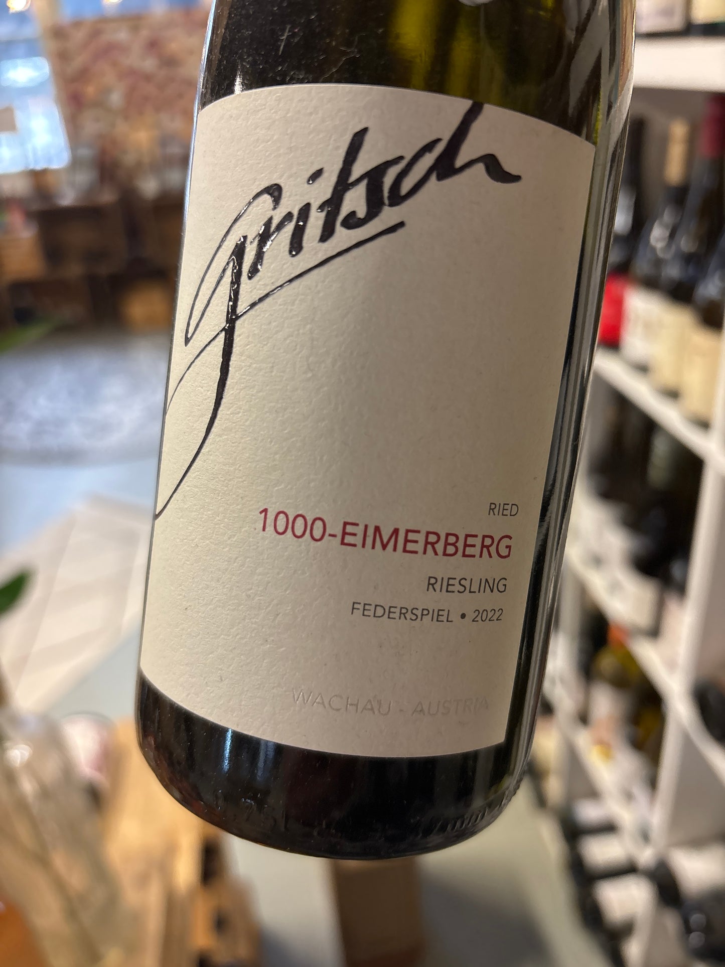 Weingut Gritsch Federspiel Ried 1000 Eimerberg  – Riesling - Wachau