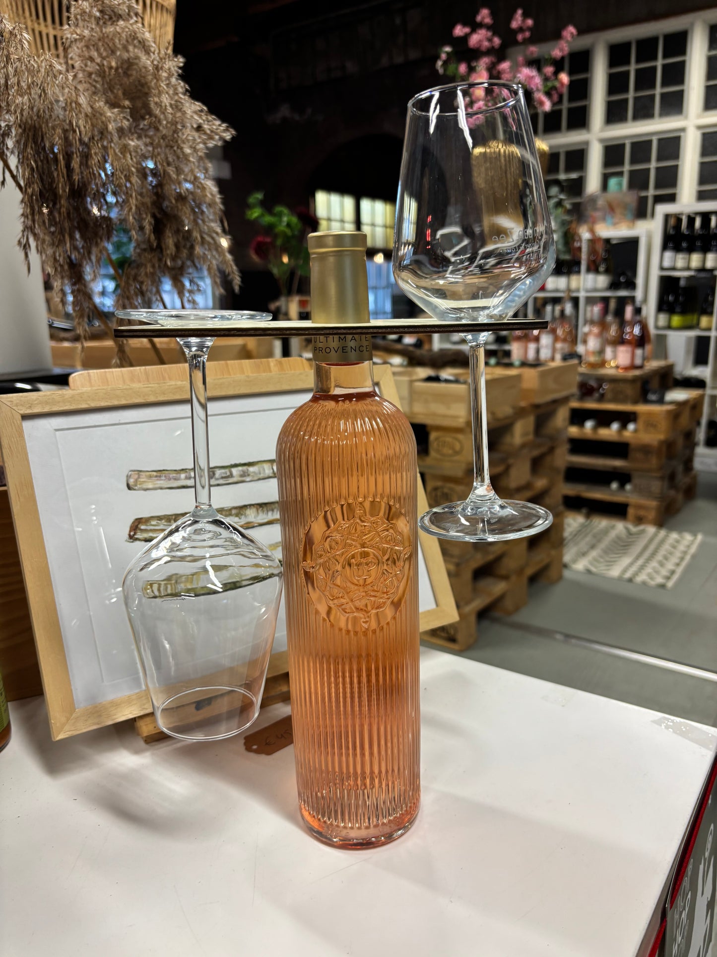 Glazenhouder voor fles