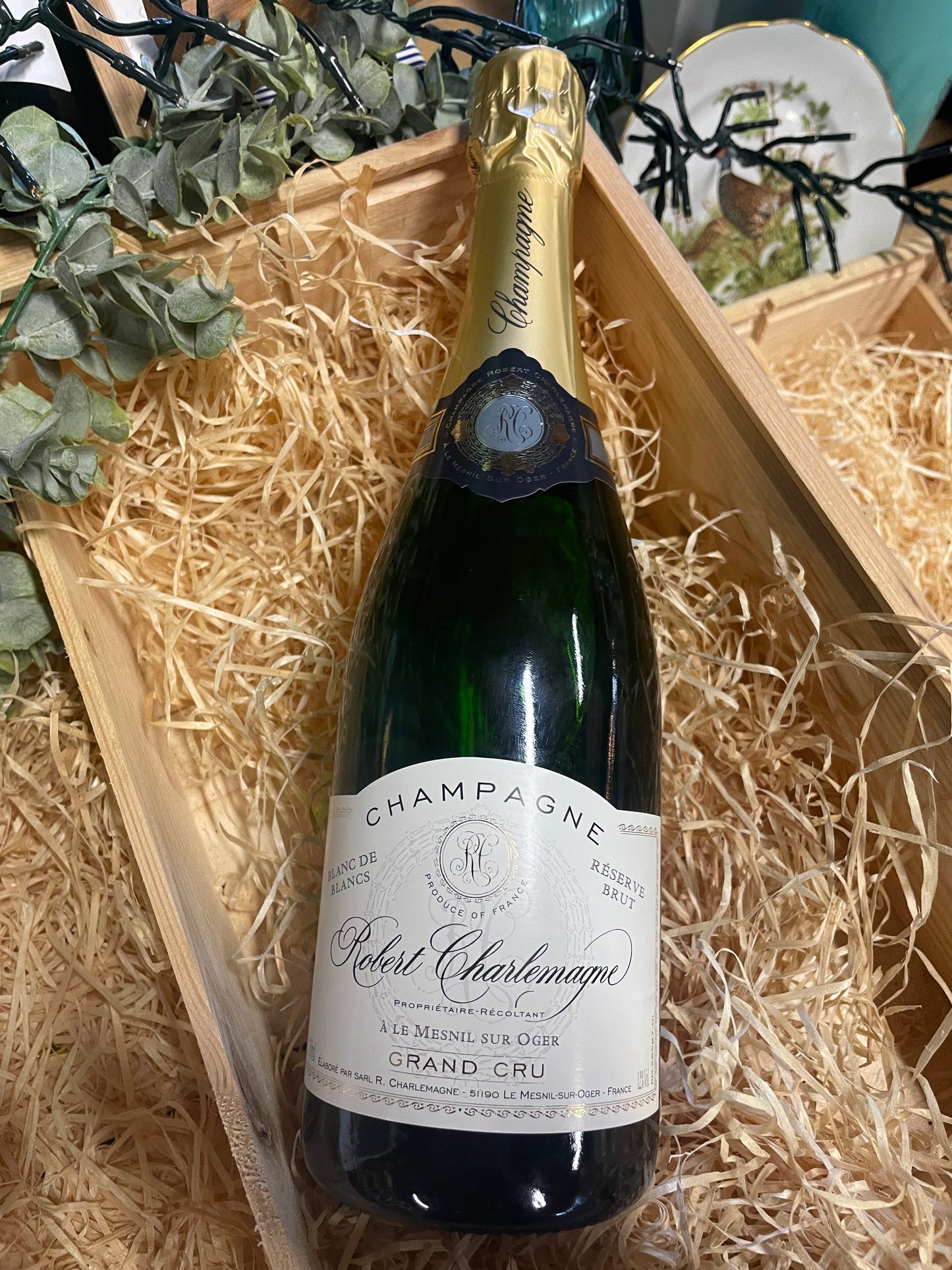 Robert Charlemagne Brut Reserve Grand Cru – Chardonnay - Champagne