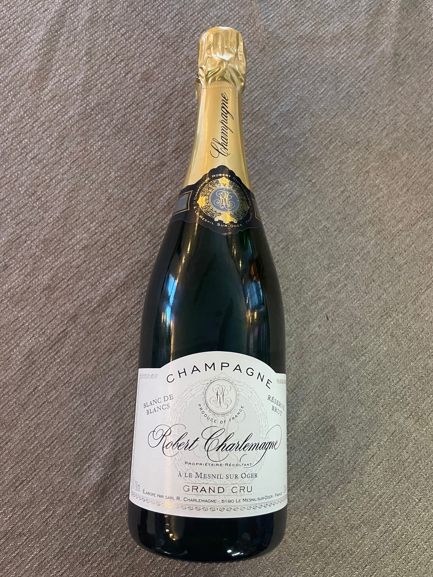 Robert Charlemagne Brut Reserve Grand Cru – Chardonnay - Champagne