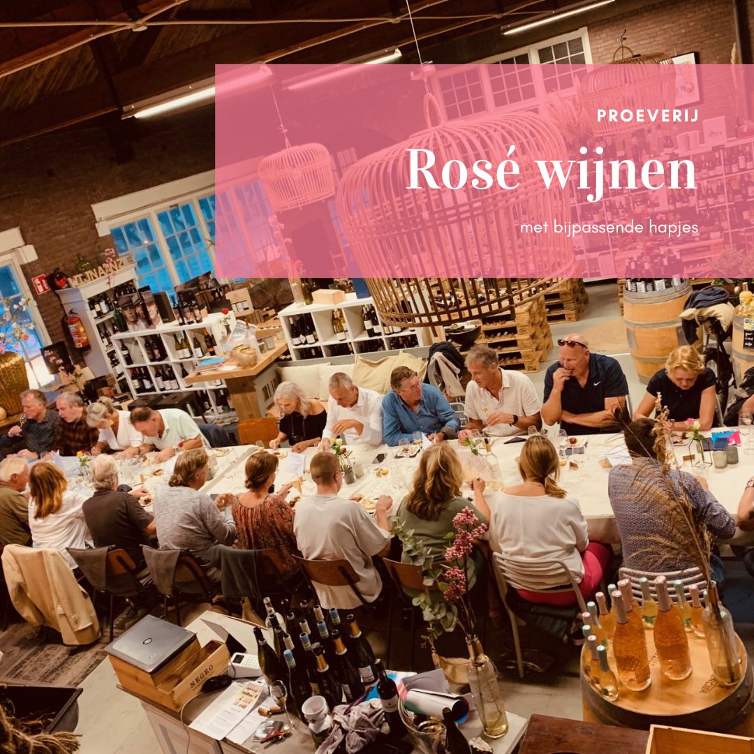 Proeverij Rosé wijnen - 21 mei 2025