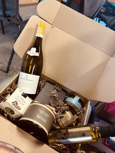 Truffelbox: Geschenkdoos gevuld met heerlijke truffeldelicatessen