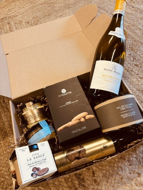 Truffelbox: Geschenkdoos gevuld met heerlijke truffeldelicatessen