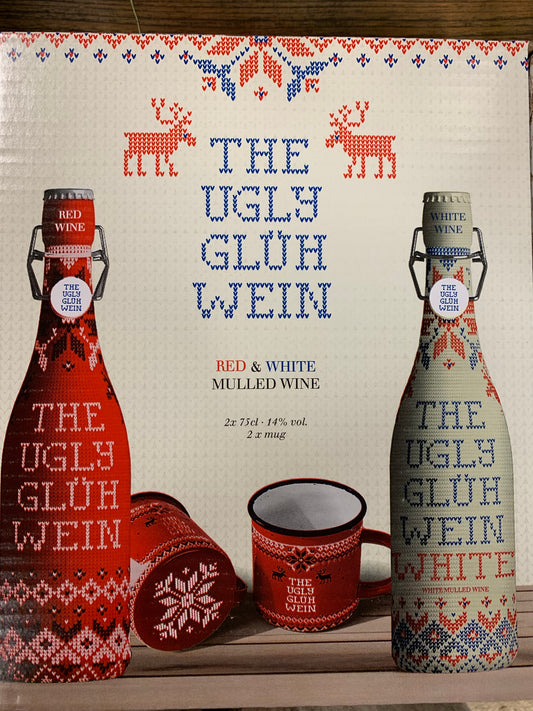 The Ugly Gluhwein Red & White incl 2 mokken